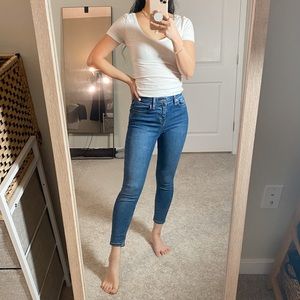 Topshop Blue Jamie Jeans (25 petite)